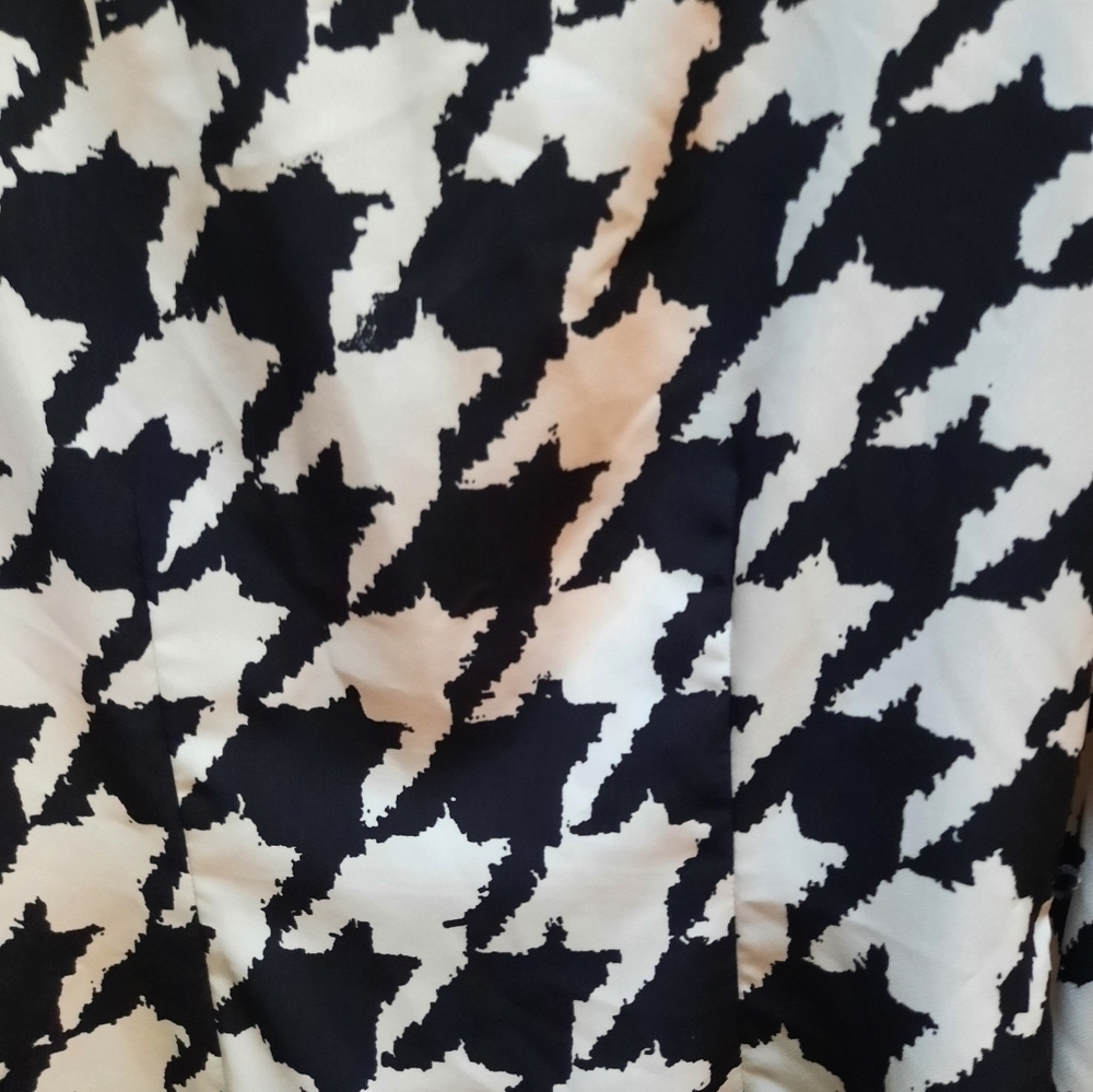 The Limited Black & White Dress Houndstooth Tunic Dress - Picture 3 of 10